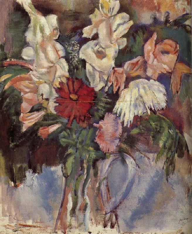 Jules Pascin Flower and vase oil painting picture